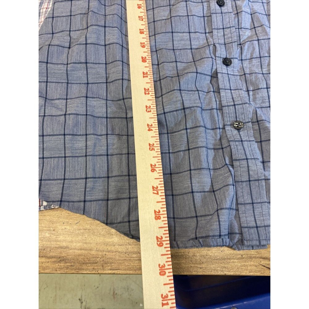 (2) Banana Republic Men's L Large Long Sleeve Plaid Shirts Standard Fit - Picture 13 of 16